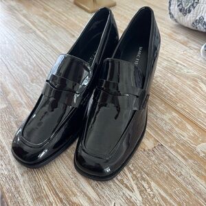 Marc Fisher Shiny Black Loafers